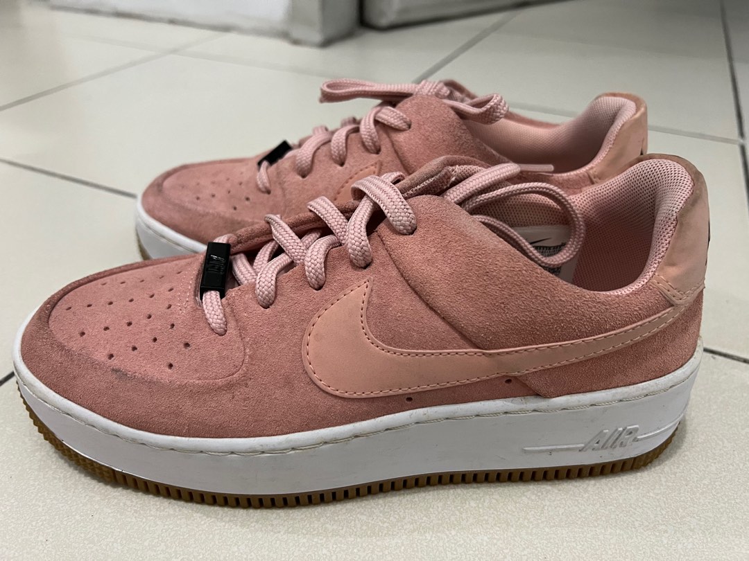 nike air force 1 sage low coral