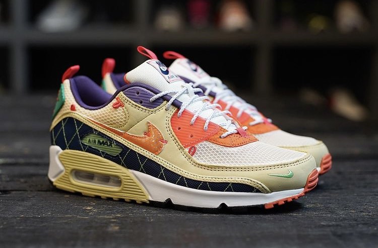 mens nike air max 90 trail multicolor stores