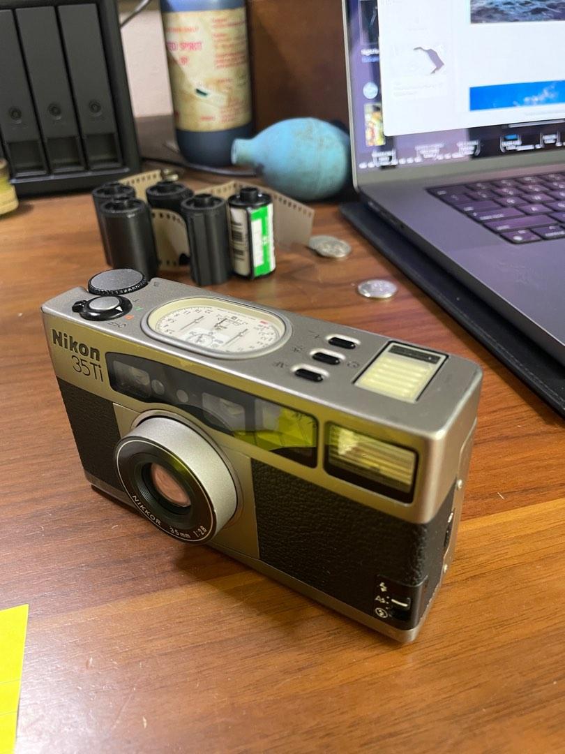 Nikon 35Ti point and shoot film camera, Photography, Cameras on Carousell