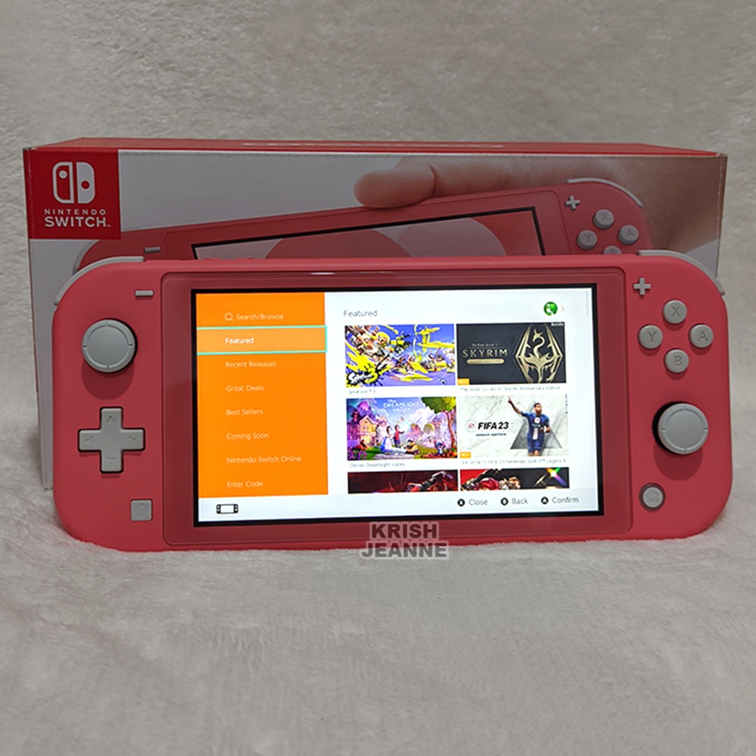 Nintendo Switch Lite Pink, Video Gaming, Video Game Consoles, Nintendo