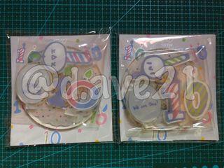 (ON HAND) EXO 10TH ANNIVERSARY MD GOODS NECKLACE ACRYLIC STAND SEHUN SUHO KIM JUNMYEON NO PC