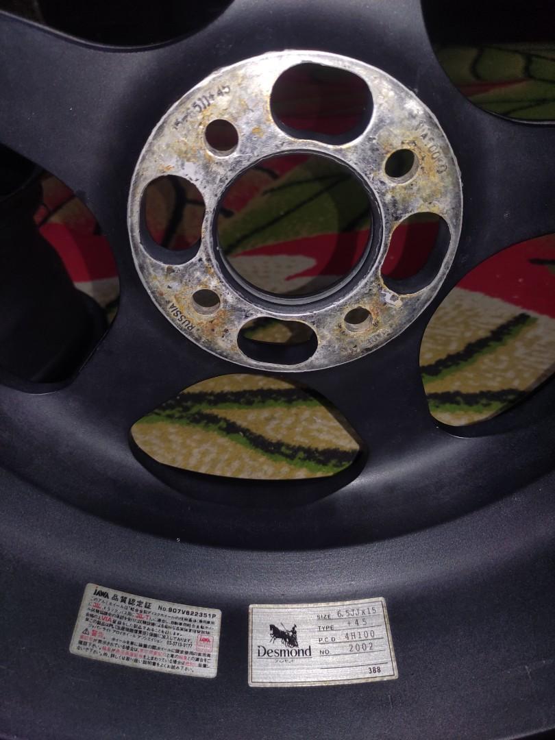 Orig Spoon mags Sw388 15s, Car Parts & Accessories, Mags and Tires on