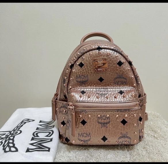 Rose gold mcm bag shop