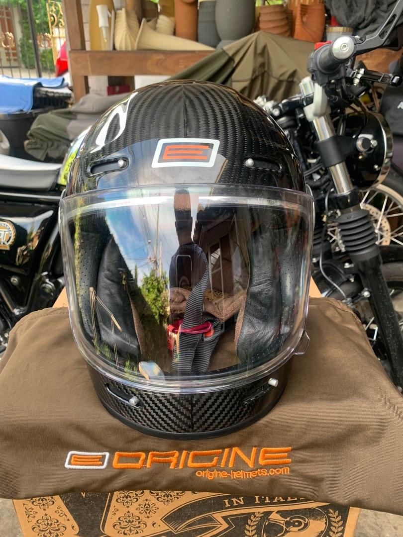 Origine vega carbon fiber helmet, Motorbikes, Motorbike Parts