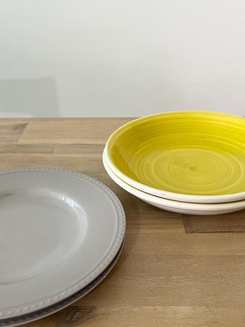 pair plates set Crate&Barrel/Zara Home, Furniture & Home Living