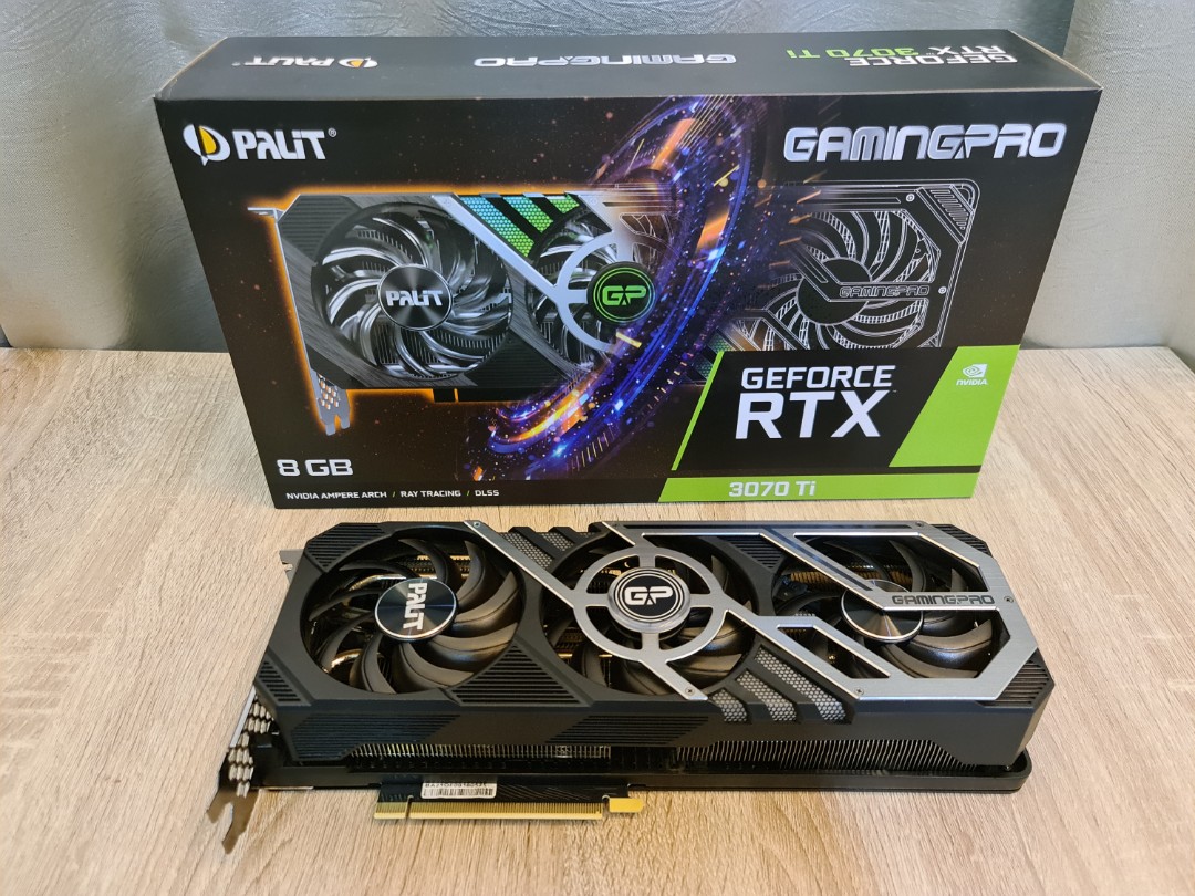 PALIT GeForce RTX 3070 Ti GAMINGPRO, Computers  Tech, Parts  Accessories,  Computer Parts on Carousell