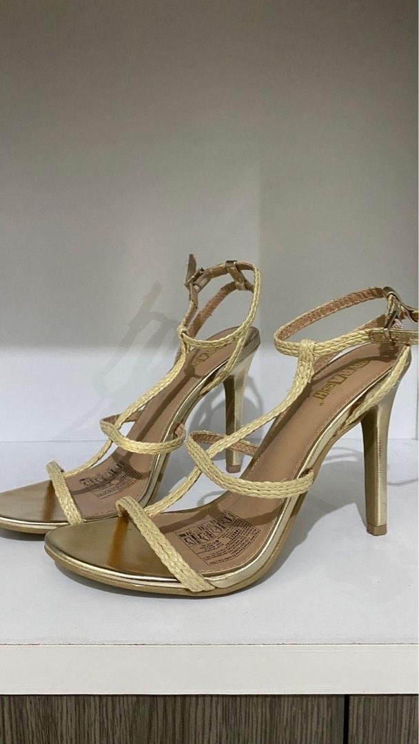 Brash sales gold heels