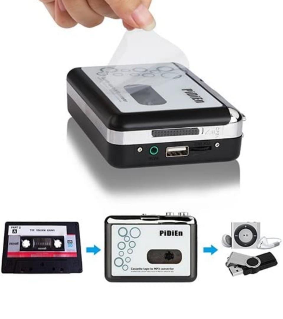 Pidien Cassette tape to MP3 Converter, Audio, Portable Audio