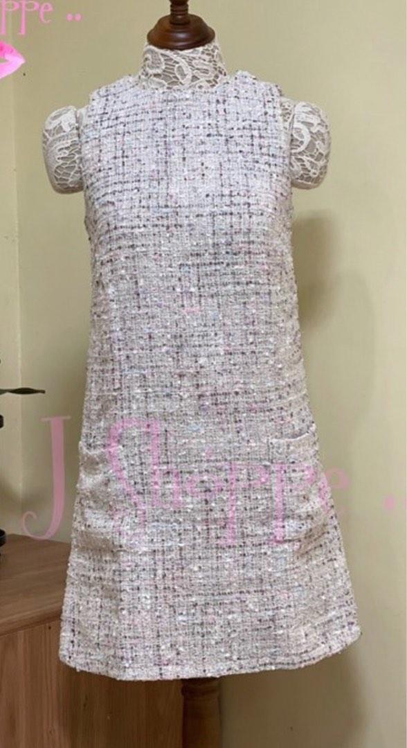 Pomelo Tweed, Women's Fashion, Dresses & Sets, Dresses on Carousell
