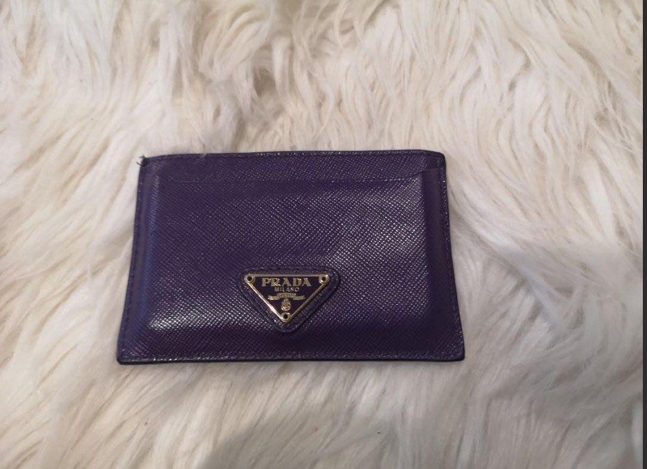 Prada Card Holder Saffiano Leather, Women's Fashion, Bags & Wallets, Wallets & Card Holders on