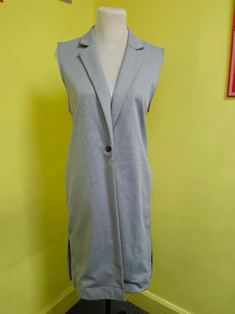 Long Sleeve Blazer With Printed Inside