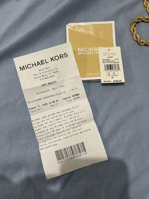 Preloved Michael Kors SlingPhone NETT Fesyen Wanita Tas Dompet