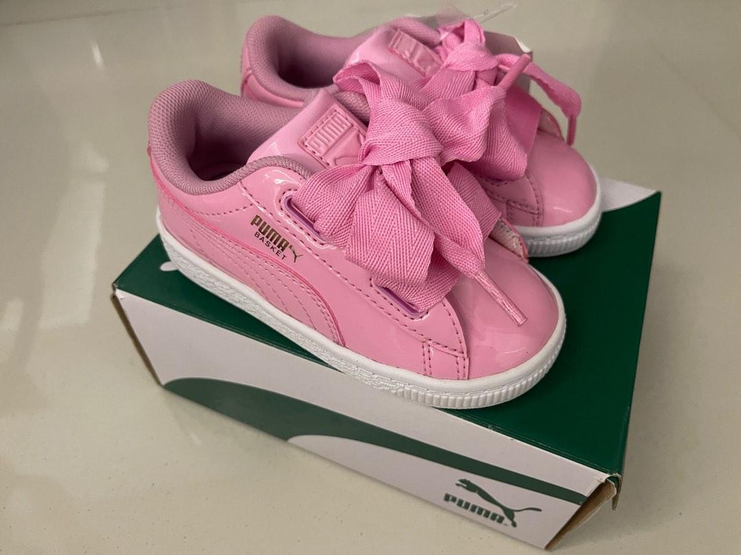 Puma Basket Heart Kids Patent