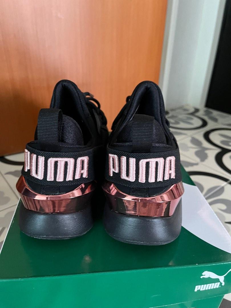 Puma muse metal on sale mens orange