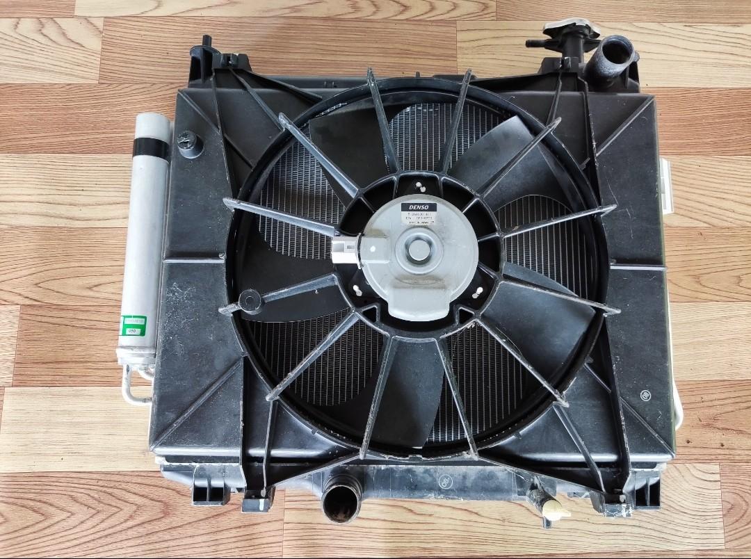 Radiator set (DENSO) Proton Iriz/Persona, Auto Accessories on Carousell