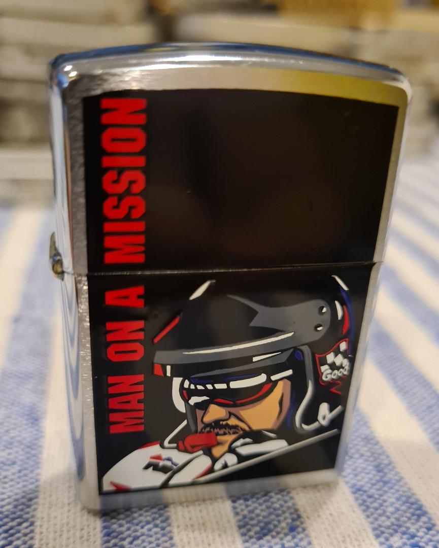 Rare Authentic Dale Reinhardt Man On Mission Nascar Zippo Lighter 1998