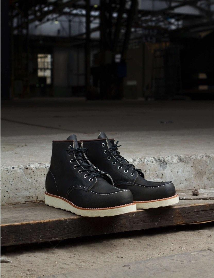 Discontinued Red wing Moc toe 6 charcoal