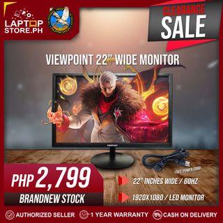 RETAIL && WHOLESALE!!! VIEWPOINT 22" WIDE LED BACKLIGHT MONITOR ❤