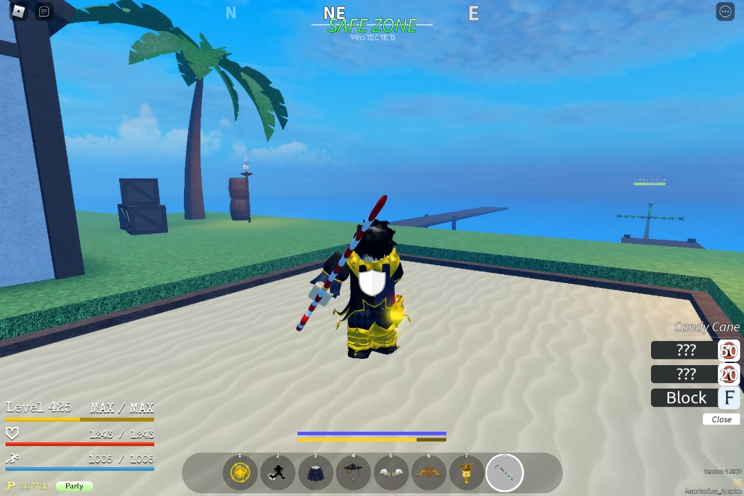 roblox Grand piece online Candy Cane CC [GPO], 電子遊戲, 遊戲機配件, 遊戲週邊商品