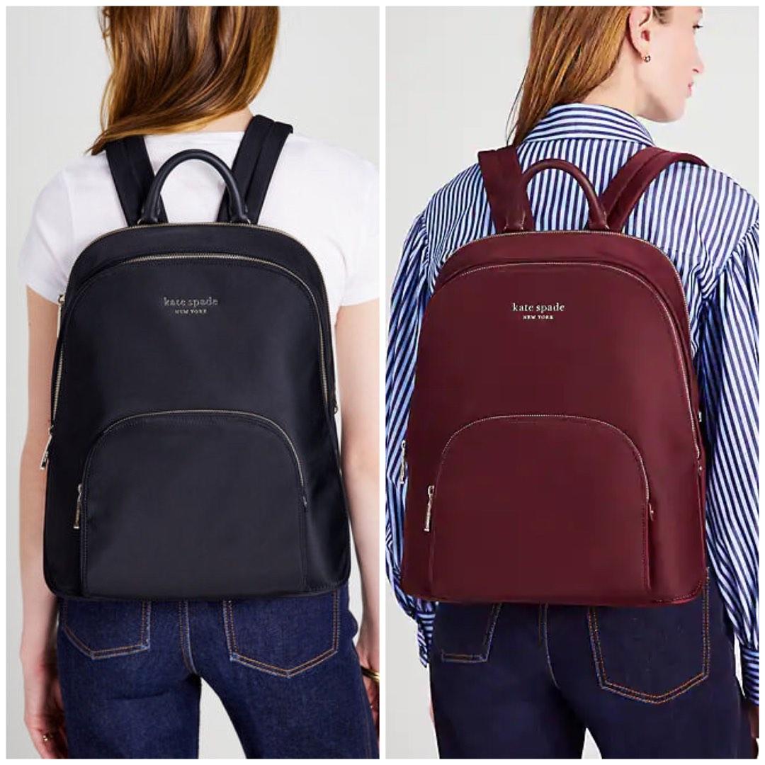 little burgundy backpack