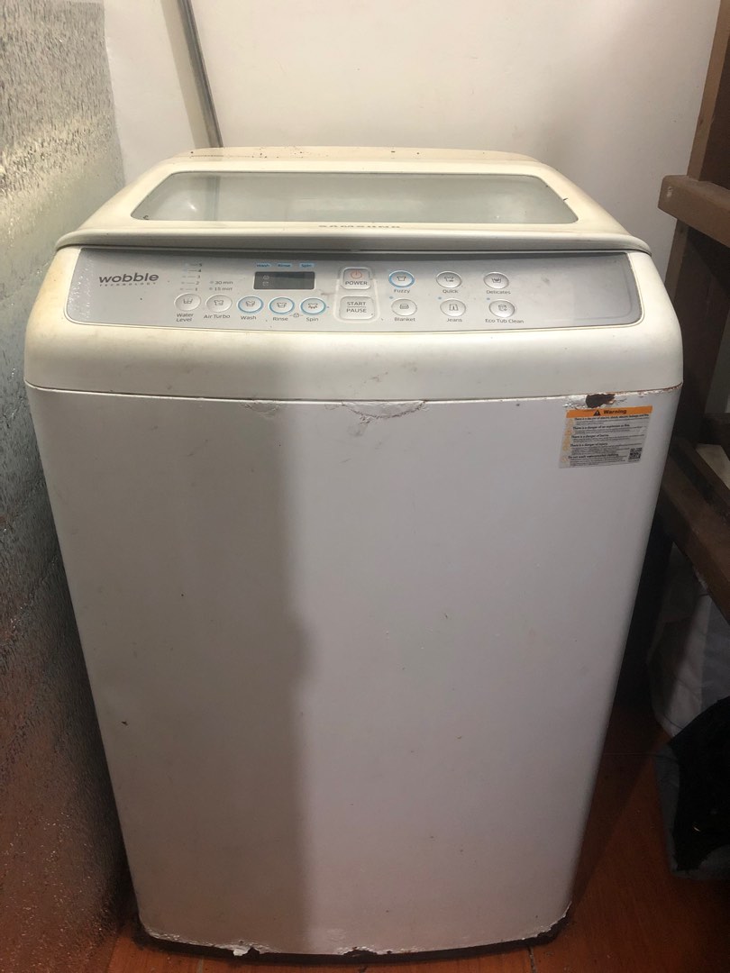 Samsung Wobble Washing Machine 6.5kg, TV & Home Appliances, Washing Machines and Dryers on Carousell