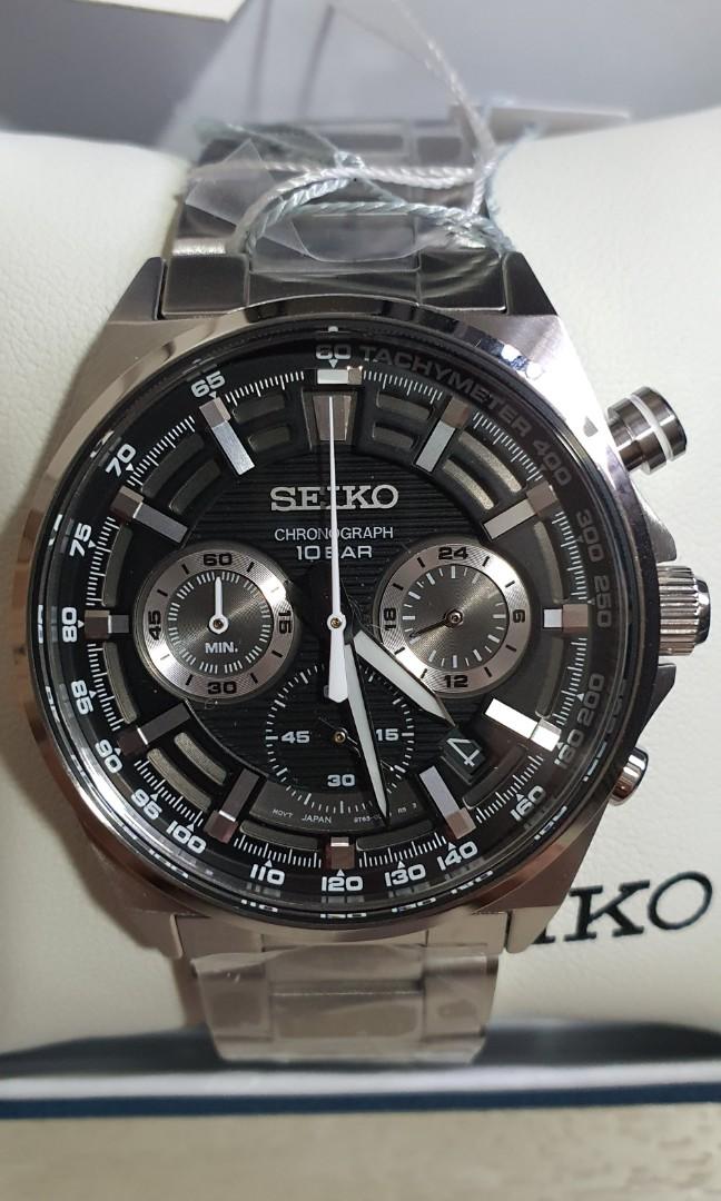 OFFER] Seiko SSB397P1 Core Chronograph Quartz Black Dial Men's Watch, Men's  Fashion, Watches & Accessories, Watches on Carousell