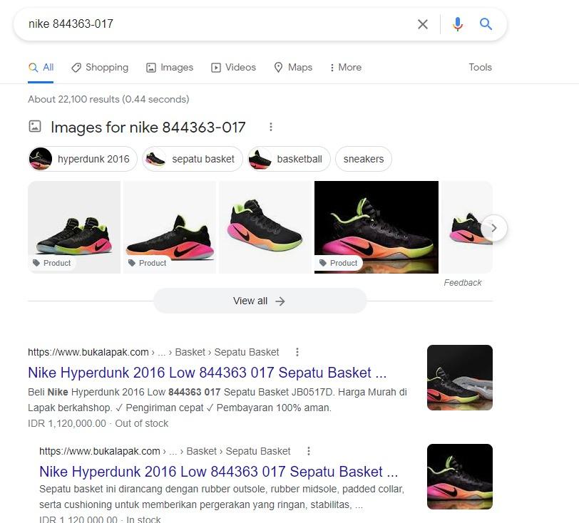 harga sepatu nike hyperdunk original