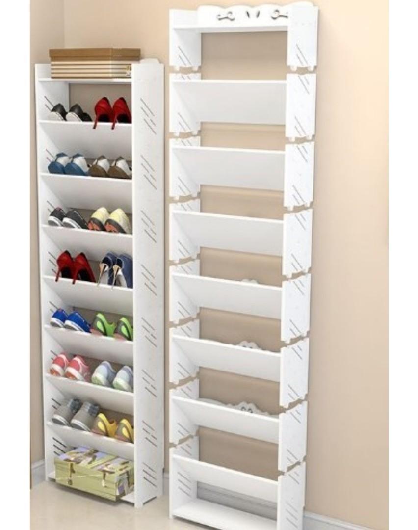 Shoe rack/Shoe shoe rack/Furniture/ White shoes rack/BTO