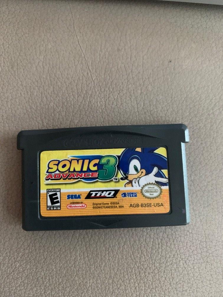 Sonic advance 3 gameboy advance game, Video Gaming, Video Games, Nintendo on Carousell