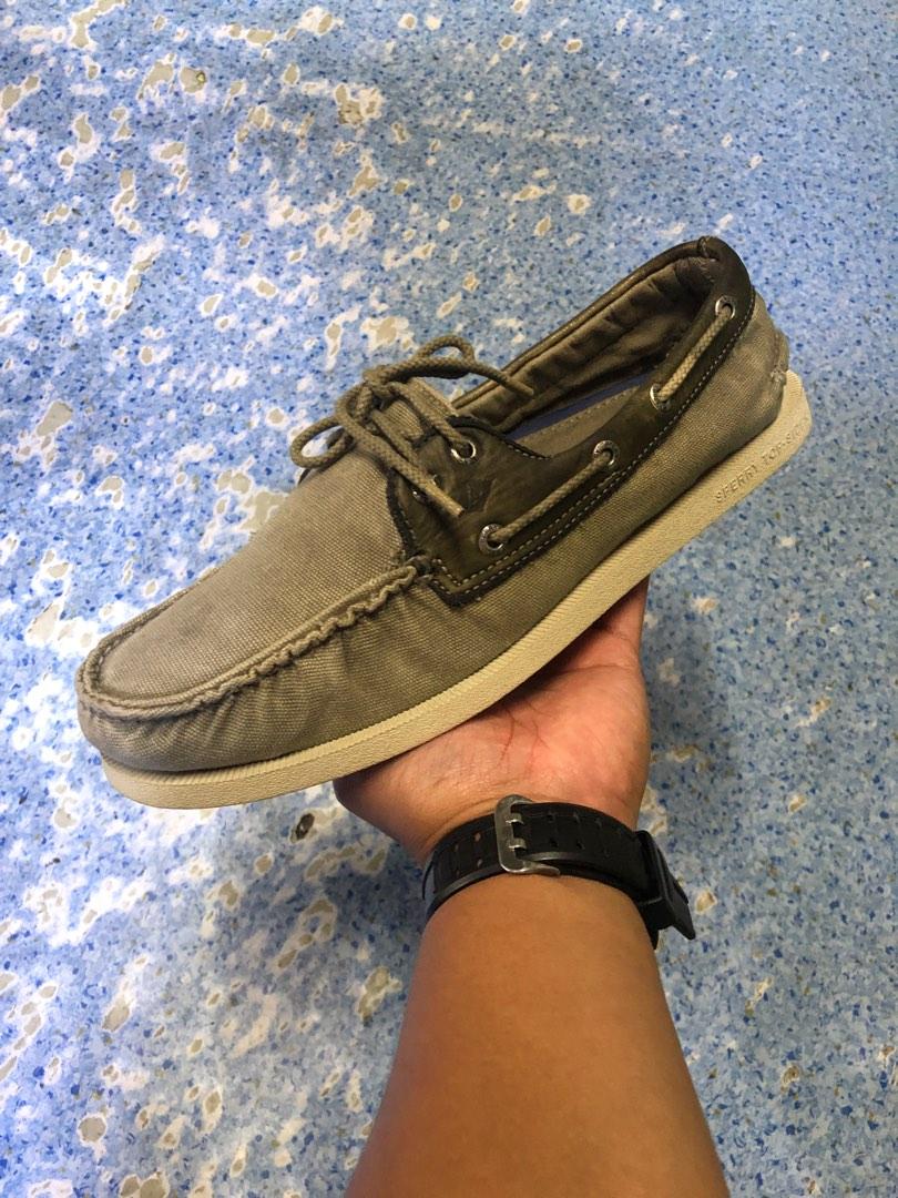 Sperry men's deals canvas boat shoes