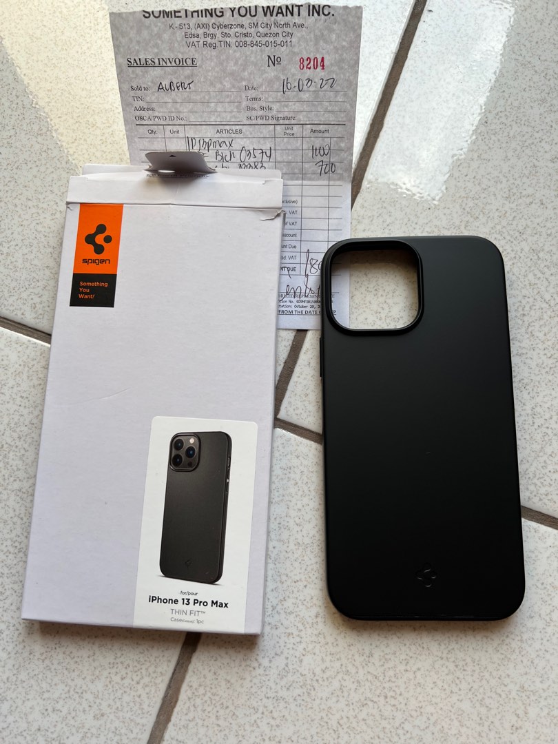 Spigen Thin Fit iPhone 13 pro max, Mobile Phones & Gadgets, Mobile