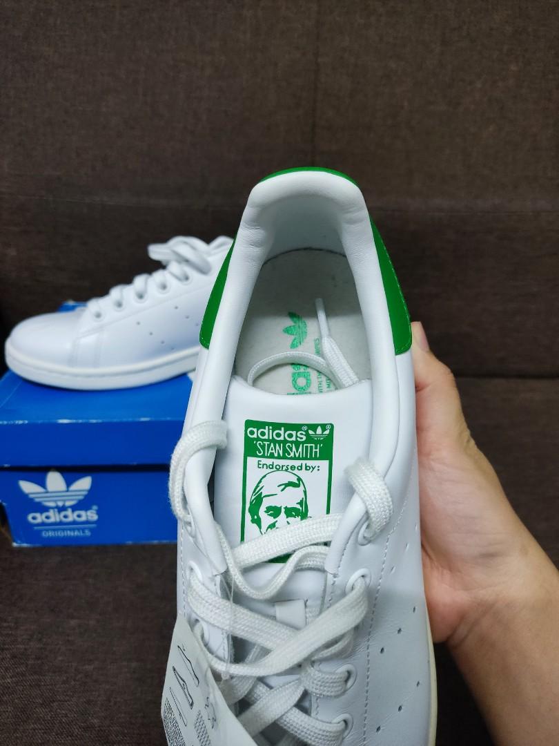 Adidas stan smith trainers chalk white trace cargo discount