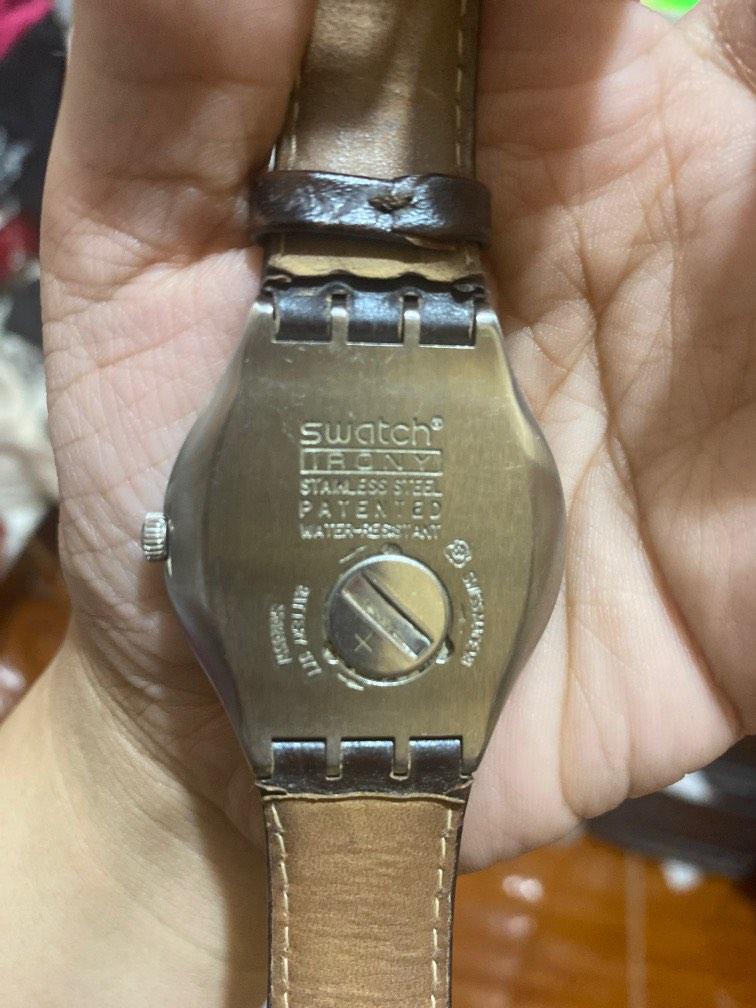 Swatch irony stainless deals steel price