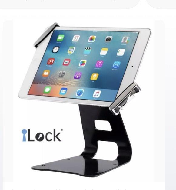Tablet Stand and Lock, Flexible, for 7.913inch, Mobile Phones