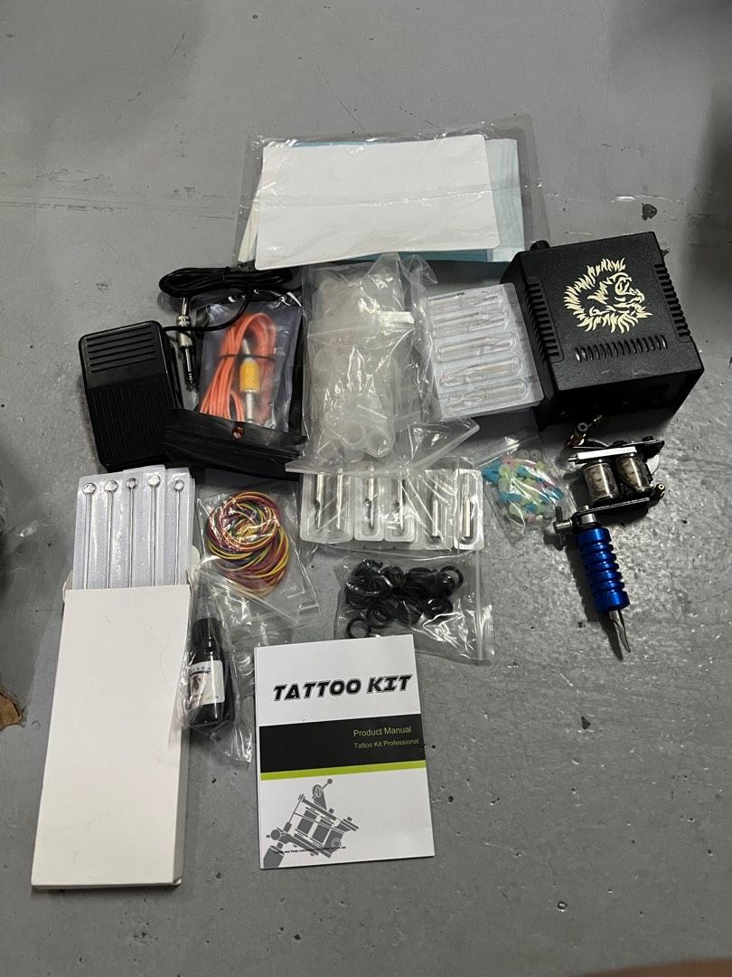 Tattoo Complete Starter Tattoo Kit 1 Pro Machine Guns 14 Inks Power
