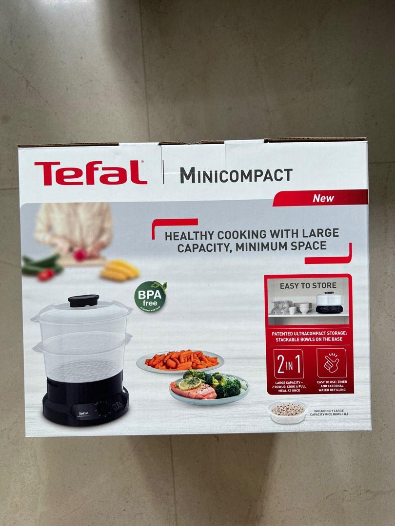Tefal mini compact food steamer, TV & Home Appliances, Irons & Steamers