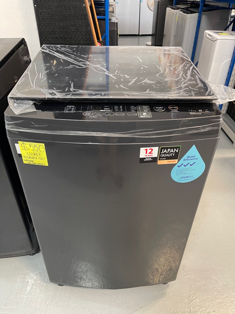 Top Load Display TOSHIBA 12Kg Top Load Washer AW-DUK1300KS Display Set $550 Delivery add ...