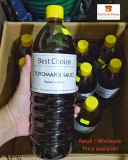 Toyomansi Sauce 1 Liter / 1 Gallon Best Choice product WHOLESALE PRICE available