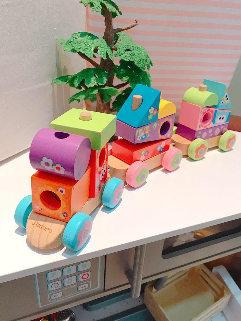 Toys R Us J'Adore Mega Train Wooden Set France Product Toy, Hobbies & Toys,  Toys & Games On Carousell
