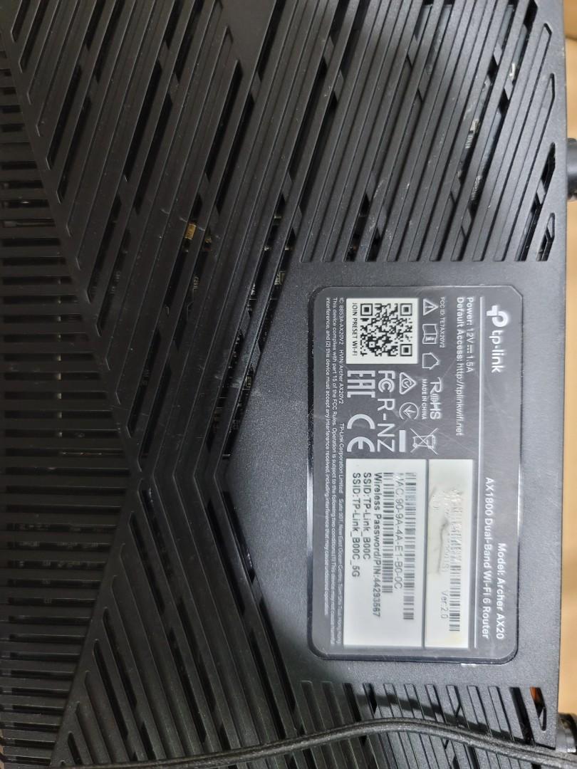 Tp link Archer AX20 Router, 電腦＆科技, 電腦周邊及配件, Wifi及上網相關產品 Carousell