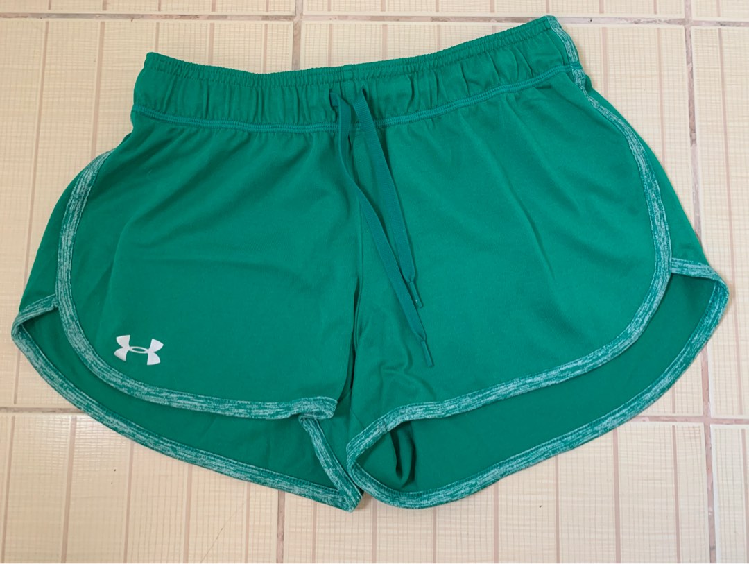 Under Armour Green Activewear Shorts, Women's Fashion, Bottoms, Shorts