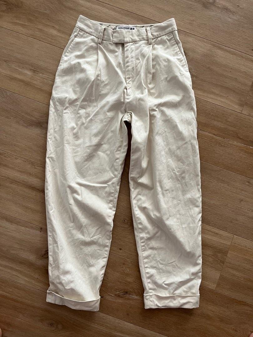uniqlo cigarette pants uniqlo ines de la fressange cuffed cigarette pants, Women's Fashion,  Bottoms, Other Bottoms on Carousell