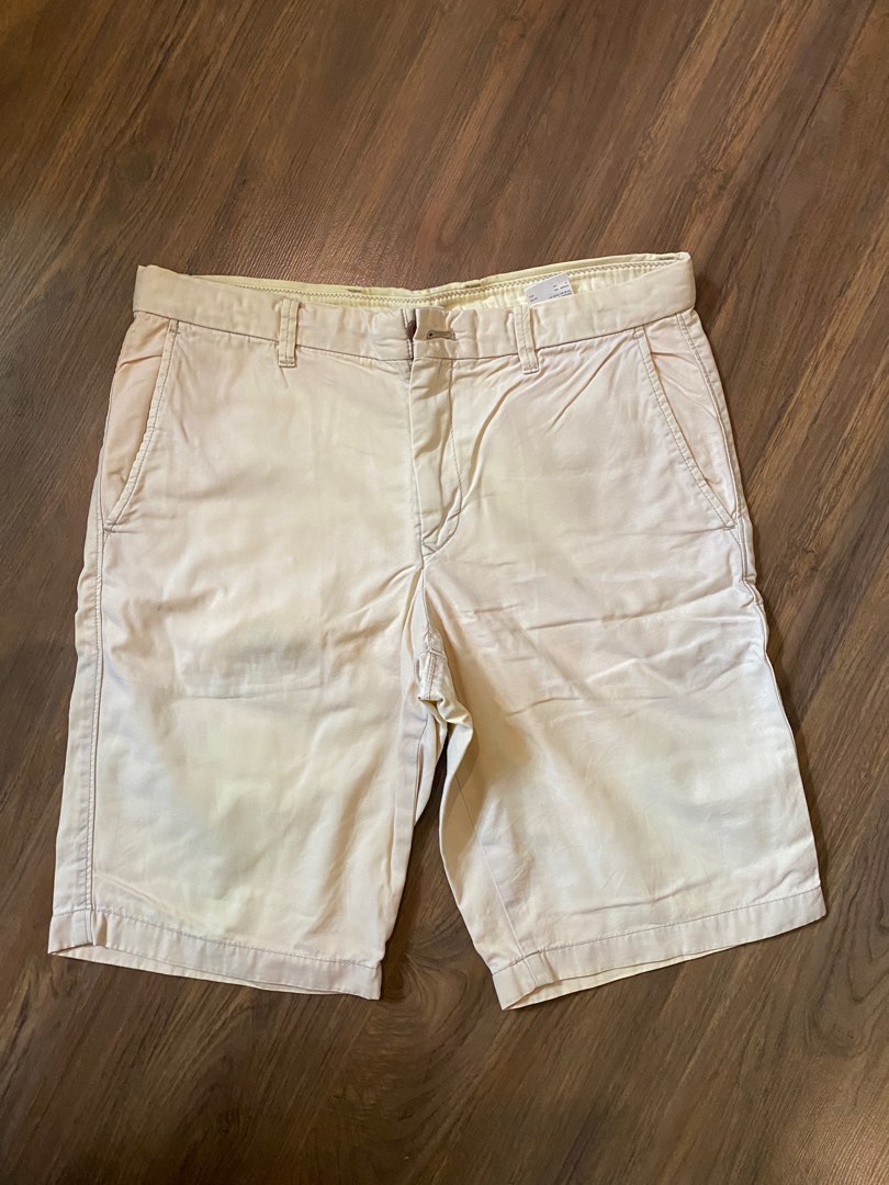 CenturyX Men Sports Casual Shorts Elastic Waist Pockets Loose Straight  Cargo Short Pants Khaki L - Walmart.com
