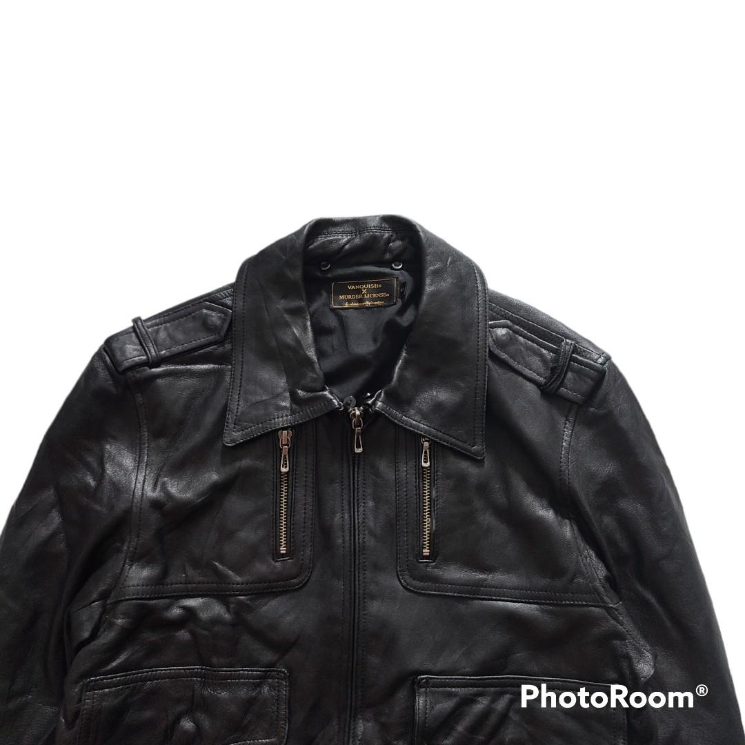 MURDER LICENSE ラムレザー シングルライダースジャケット Murder License MURDER LICENSE マーダーライセンス ゴート