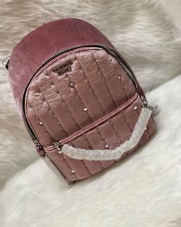 Victoria secret pink velvet backpack outlet