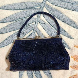 Vintage Fully beaded Kisslock Handbag