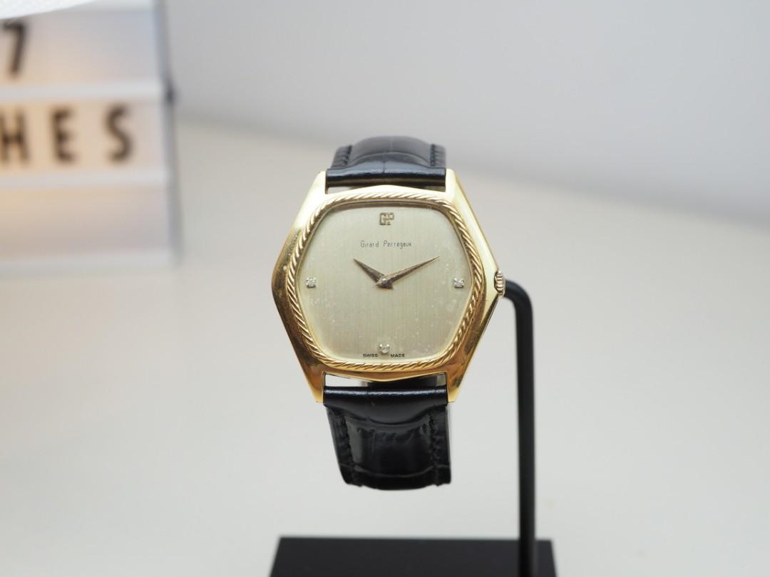 Vintage Girard Perregaux Hexagon Manual Winding Watch Men s
