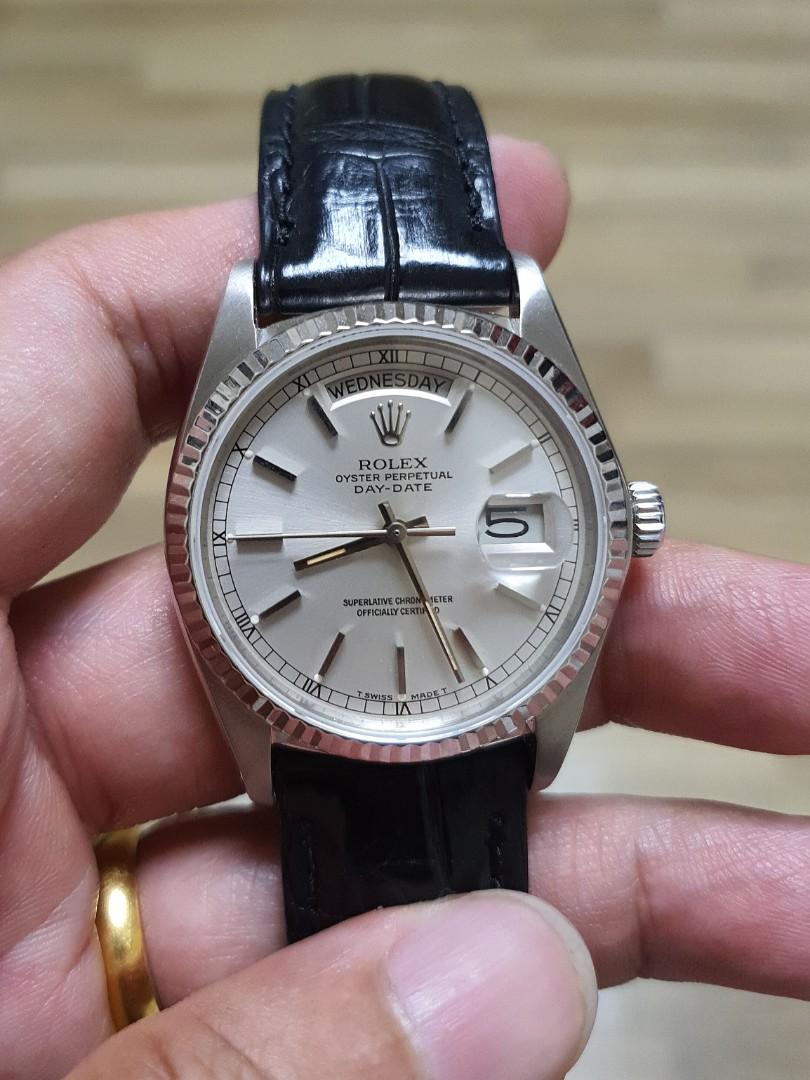 Rolex 18039 white gold clearance