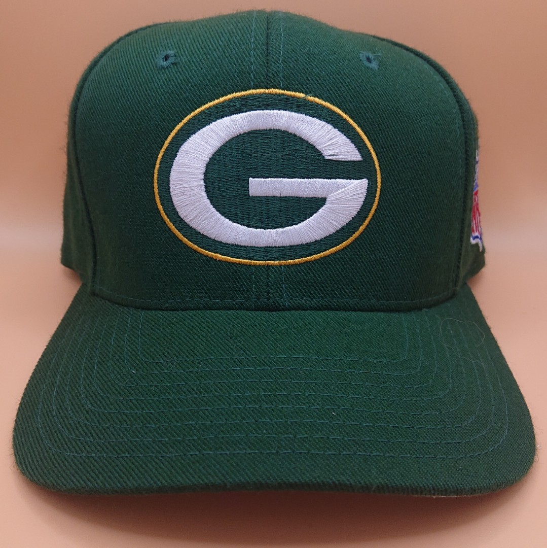 Vintage Starter Green Bay Packers OG Logo Pro Line Velcro, Men's