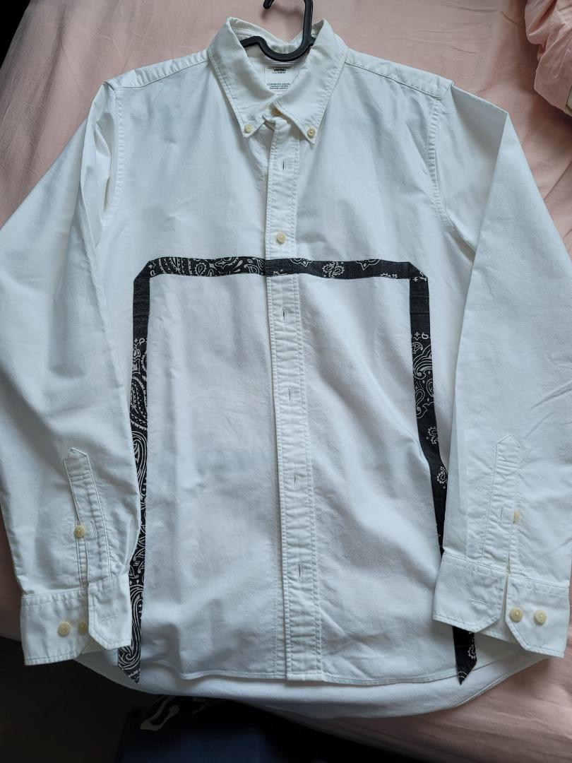 Visvim V+V 5 Nation Bandana Shirt L/S GIZA OX White Size 2 M